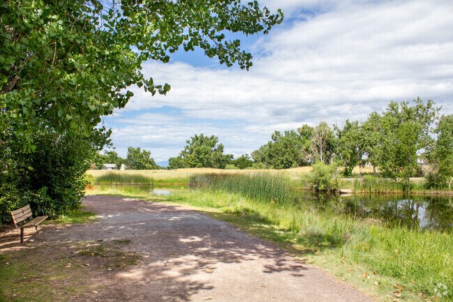 Jewell Wetlands Park in Utah Park has a trail and pond.