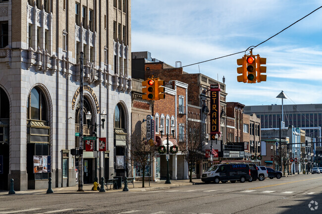 Locally owned businesses are found along North Saginaw Street in Downtown Pontiac.