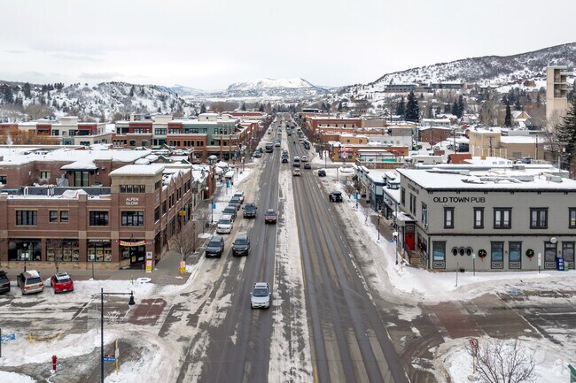 Highway 40, also called Lincoln Avenue, runs through the heart of pedestrian-friendly downtown.