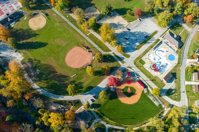 Ellis Park in Danville has multiple baseball diamonds, basketball courts and a water park.