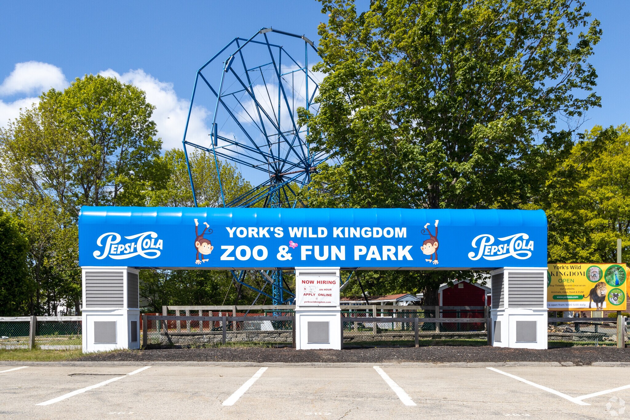 York's Wild Kingdom is near Cape Neddick.