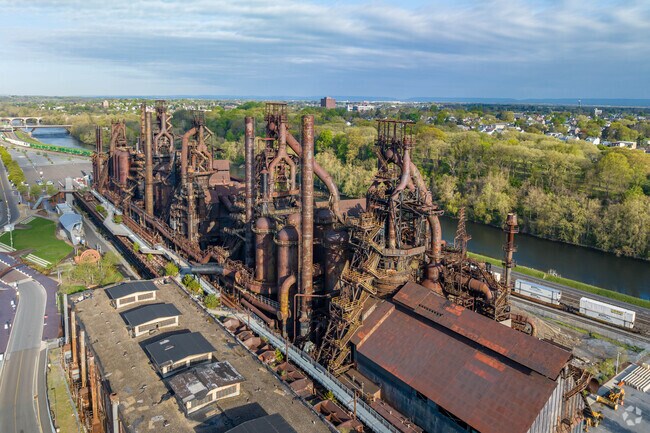 Enjoy arts and entertainment downtown at  Bethlehem's steel stacks