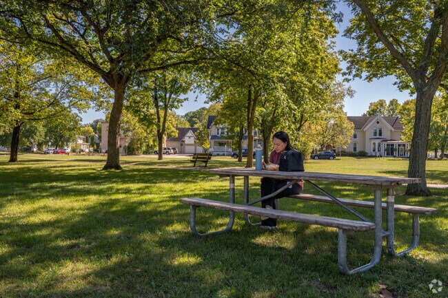 Enjoy a quiet picnic lunch at University Park.