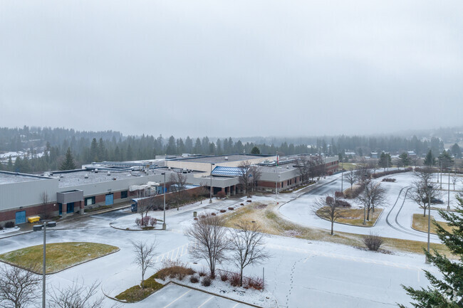 Chase middle school offers a large parking lot.