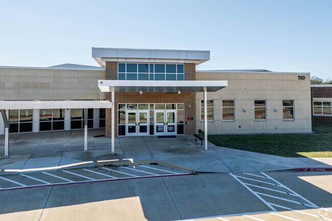 O.M. Roberts Elementary features a newer built campus.