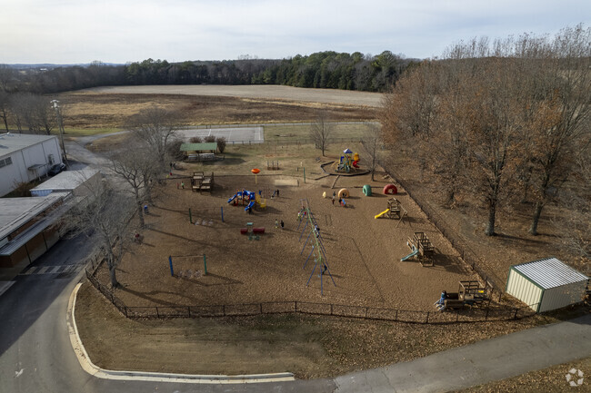 Playground of Lynn Fanning Elementary School in Meridianville Alabama.
