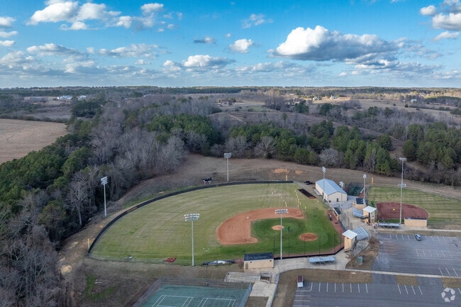 Cath a baseball game at Corner High School.