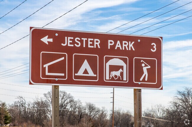 Jester Park is just a few miles from Granger and offers many recreational opportunities.