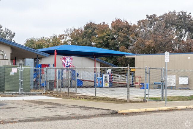 The playground at Centerville Elementary School near Sanger.