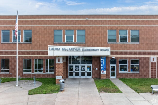 Laura MacArthur Elementary School near Denfeld has over 300 enrolled students.