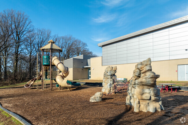 Kids can make new friends and burn some energy on the Cooke Elementary School playground.