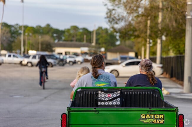 Locals can enjoy a quiet ride through The Acreage, where open roads and natural surroundings set the pace.