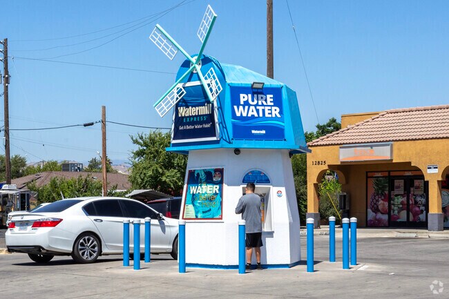 Orosi residents can stop at a watermill to fill up a jug of fresh water during heat waves.