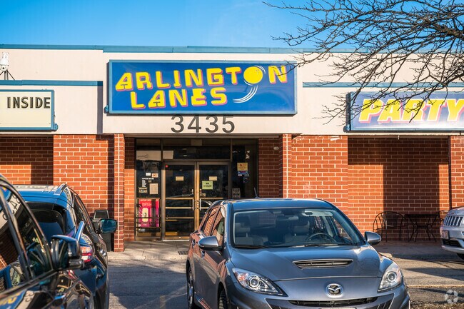 Berkley Square residents can test their bowling skills at Arlington Lanes.