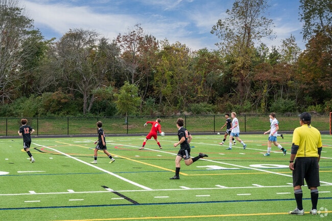 Middleborough residents cheer on the Sachems.