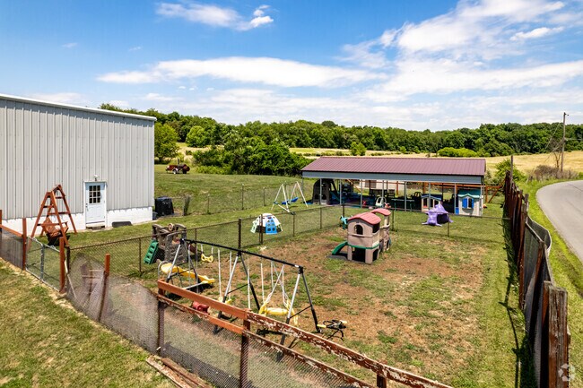 All of the kids love to play outside at Greene Valley Christian Academy.
