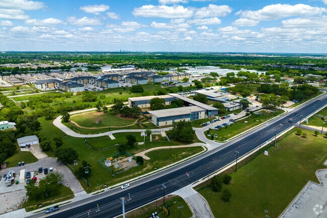 The Menchaca Elementary School campus is centrally located in Manchaca, TX.