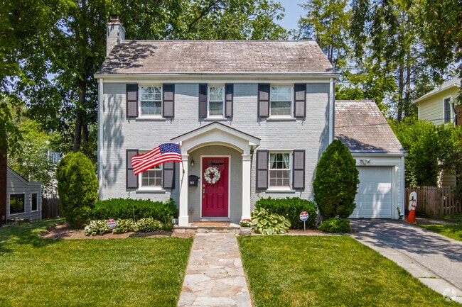 Charming Modern Colonial homes are sprinkled throughout Bradmoor's quiet neighborhood streets.