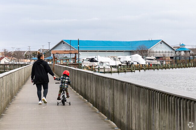Explore the beauty of Chesapeake Beach along the scenic Railway Trail.