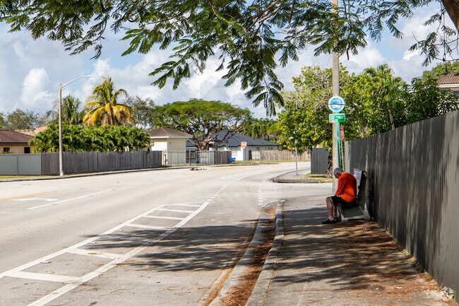 Residents of Richmond West, FL uses reliable public transportation.