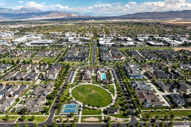 Daybreak is a master development with a spacious community center with a pool.