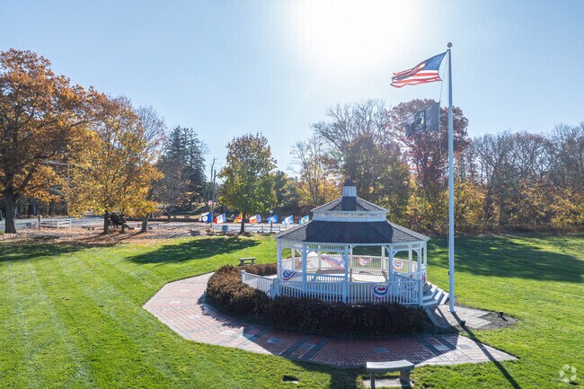 Memorial Park is at the edge of Weir Village and Taunton, and celebrates veterans of all wars.