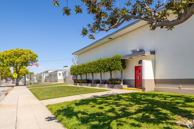 Side entrance of York Elementary School in Hawthorne, CA.