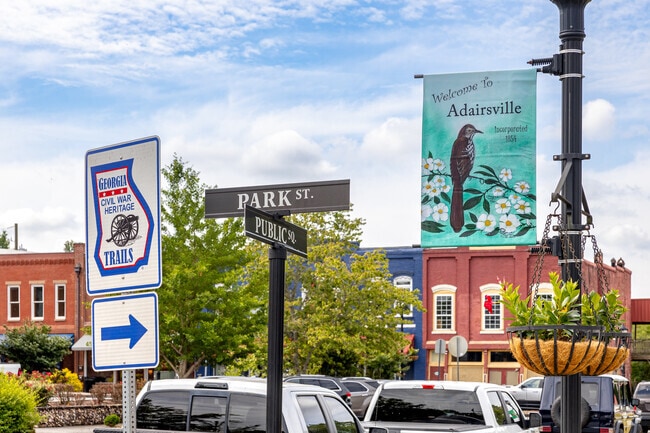 Historic Adairsville is along the Georgia Civil War Heritage Trail.