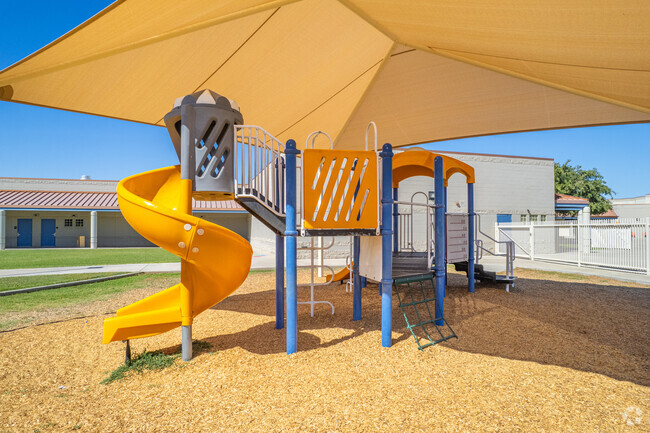 Children have a blast on the playground at El Mirage Elementary School in El Mirage.