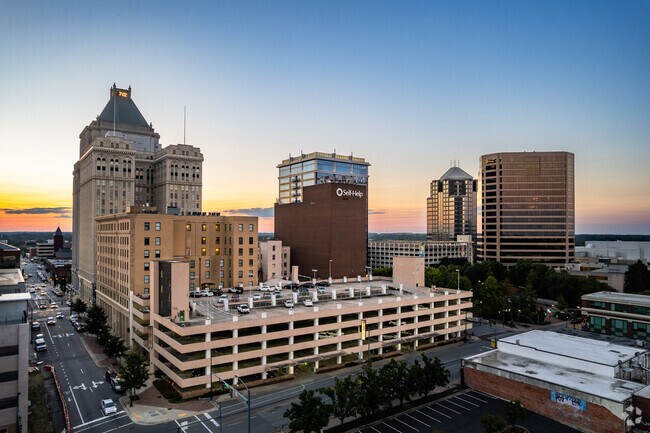 Downtown Greensboro, NC is short commute from Hamilton Hills.