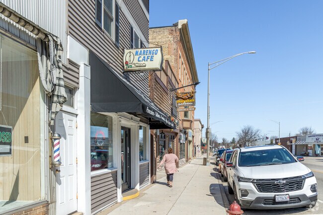 Marengo cafe serves breakfast and lunch within downtown Marengo.