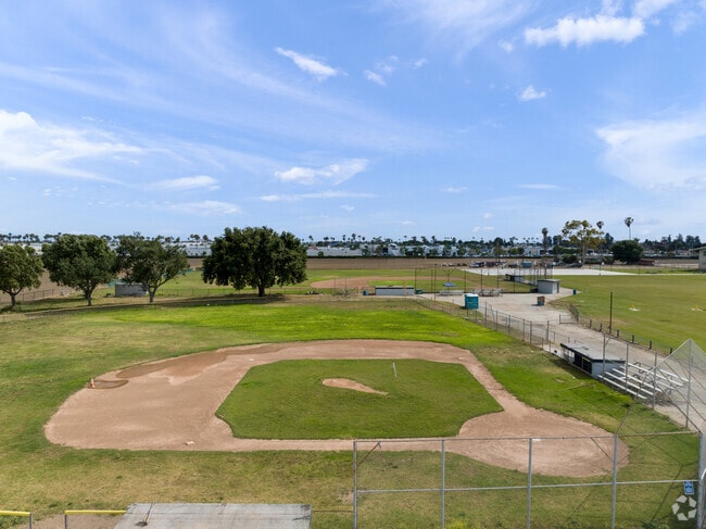 Rio Del Valle Middle School located in East Outer Oxnard has a baseball/softball field.