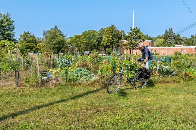 The Point church maintains a community garden for residents to enjoy.