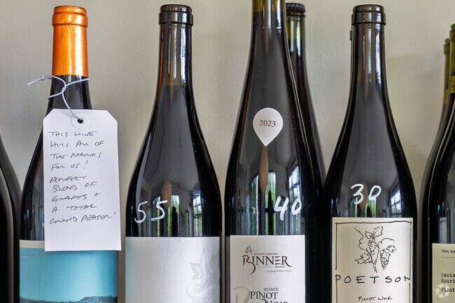 Out There wine bar in Shorewood-Tower Hills-Harbert also serves as a wine market.