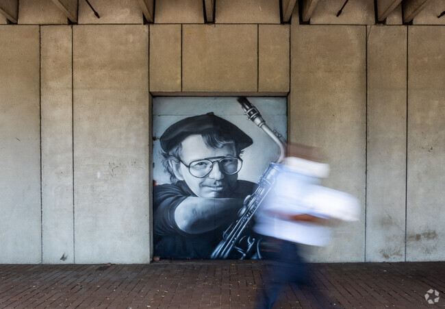 Creative street art can be found throughout Mill Hill.