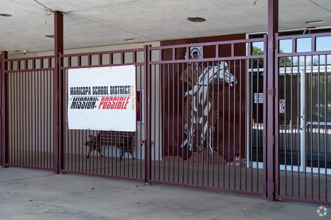 Maricopa Sr High School is the home of the Indians.