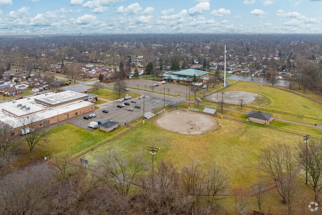 Swapka Park athletic fields behind Oakley W. Best Middle School.