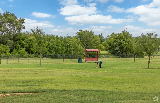 Take your pup to the Hub City Dog Park at Clapp Park.