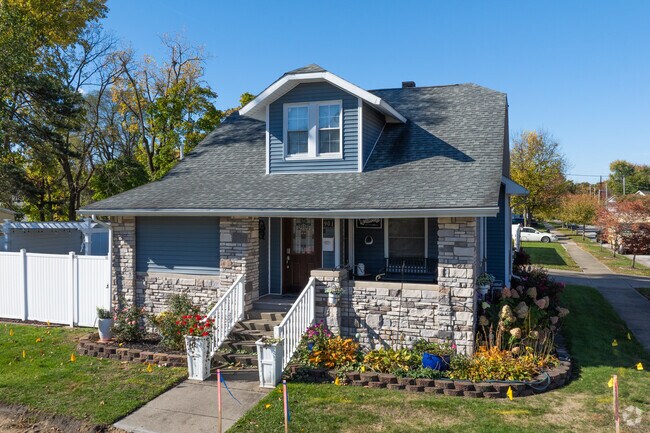 West Central features a number of bungalows with well done landscaping.
