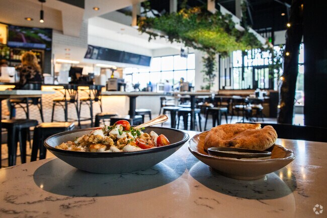 Tyler's Landing is near Meddys, offering a variety of mediterranean meals.