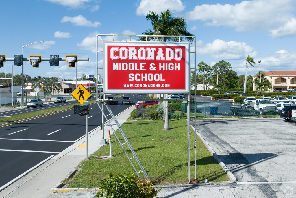 Coronado High School in Fort Myers is a 