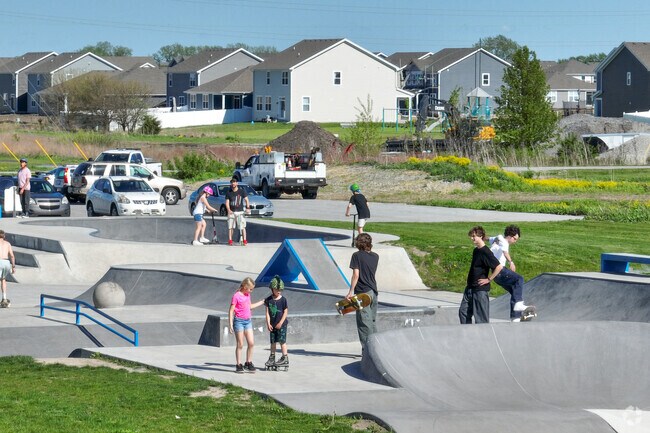 With Saint John so close, Dyer residents often head over to the Gates Skate Park.