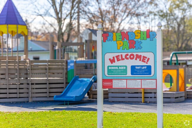 Friendship Park's playground in Ligonier Borough is a child's dream.