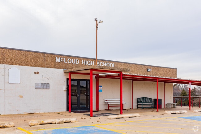 McLoud Junior High School provides education in the neighborhood of Midway.