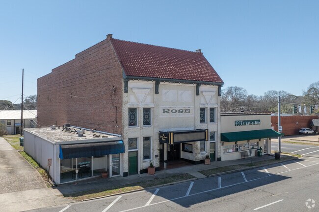 The Rose Theater is a cultural hub for Bastrop featuring live plays, concerts and community events.