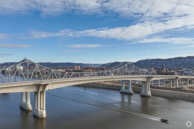 Lake Winona fishing pier provides a quiet spot for anglers near downtown Winona.