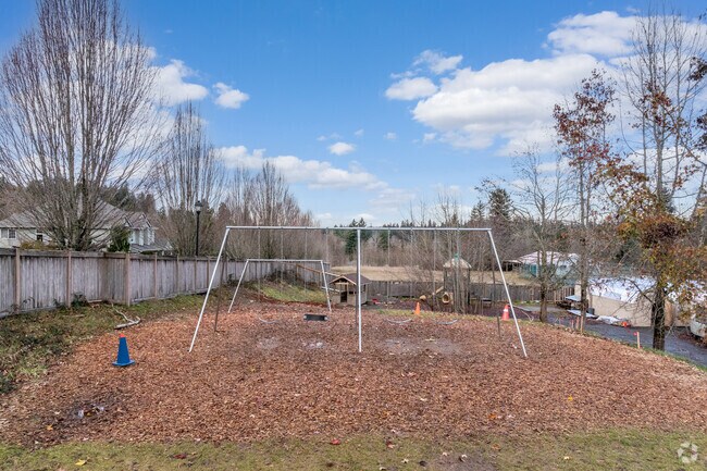 Eastside Community school swings.