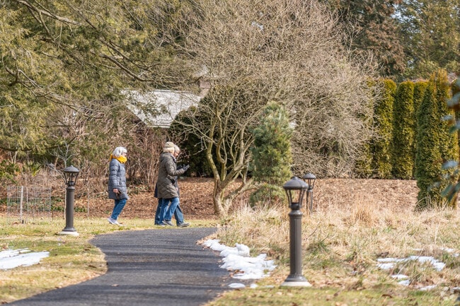 Visit Stoneleigh with friends for a beautiful walk through the grounds in Villanova.