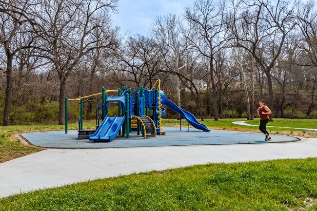Cooley Park is a great place to go for a run after a long day at the office.