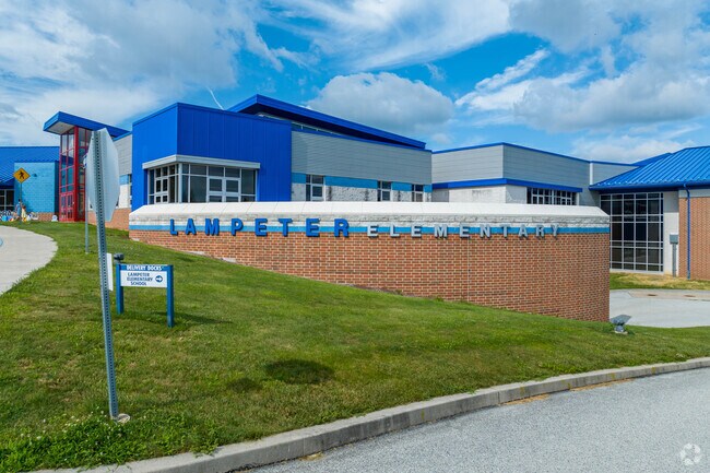 Over 550 students learn at Lampeter Elementary School.